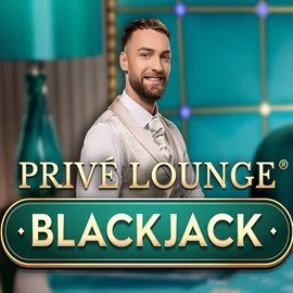 Privé Lounge Blackjack online game logo by Pragmatic Play on x3bets.gr.com